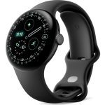 Google Pixel Watch 4 Wi-fi (41mm) – Matte Black With Obsidian Active Band() *au Stock*, Amoled, 2gb/32gb, Nfc, 325mah, 2 Years Warranty (GA09958-US)
