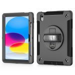 USP Rugged Apple Ipad Pro (10.5′) (2nd Gen) Case Black- Built-in-kickstand, Hand & Shoulder Straps, 3 Years Warranty (HDIPADPRO2105)