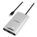 mbeat® USB-C Dual 4K HDMI DisplayLink® Adapter with PD Pass-through Dual 4K@60Hz 2 × HDMI 2.0 1 × USB-C 3.1 1 × USB-C PD 3.0 Supports up to 90W