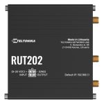 Teltonika RUT202 Dual Sim Industrial LTE Cat 4 Router, Automatic Failover, Dual Ethernet Ports and LTE + Wi-Fi Support, PSU included