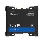 Teltonika RUT986 INDUSTRIAL GLOBAL LTE CAT 4 ROUTER, Telit Cat 4 Modem, 4x Ethernet Ports, PSU included