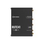 Teltonika RUTC41 4G EDGE ROUTER, Dual-core, Dual-band Wi-Fi 6, 1 GB RAM, and 8 GB flash memory, eSIM, PSU included.