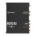 Teltonika RUTC42 DUAL MODEM EDGE ROUTER, LTE Cat 4 with dual modem, failover, load balancing, WI-FI 6, 5x Gigabit Ethernet Ports, PSU included.