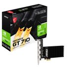 MSI nVidia Geforce GT 710 2GD3H 4HDMI VGA CARD 2GB DDR3 1600 MHz 4xHDMI PCIE2.0x1 954 MHz Core Clock (LS)
