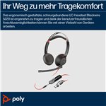 HP Poly Blackwire 5220 Stereo Usb-c Headset +3.5mm Plug +usb-c/a Adapter (93S88AA)