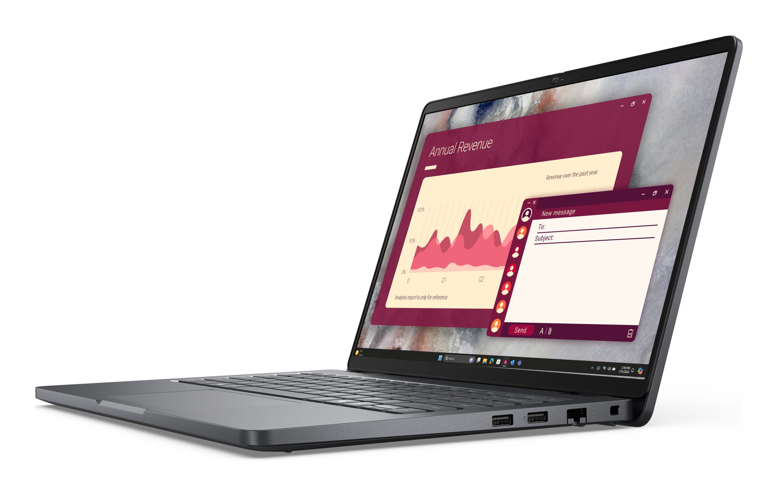 DELL PRO14 NOTEBOOK, 14" FHD+, U5-225U, 16GB, 512GB, WL, W11P(AI), BLACK, 1YOS - Image 3