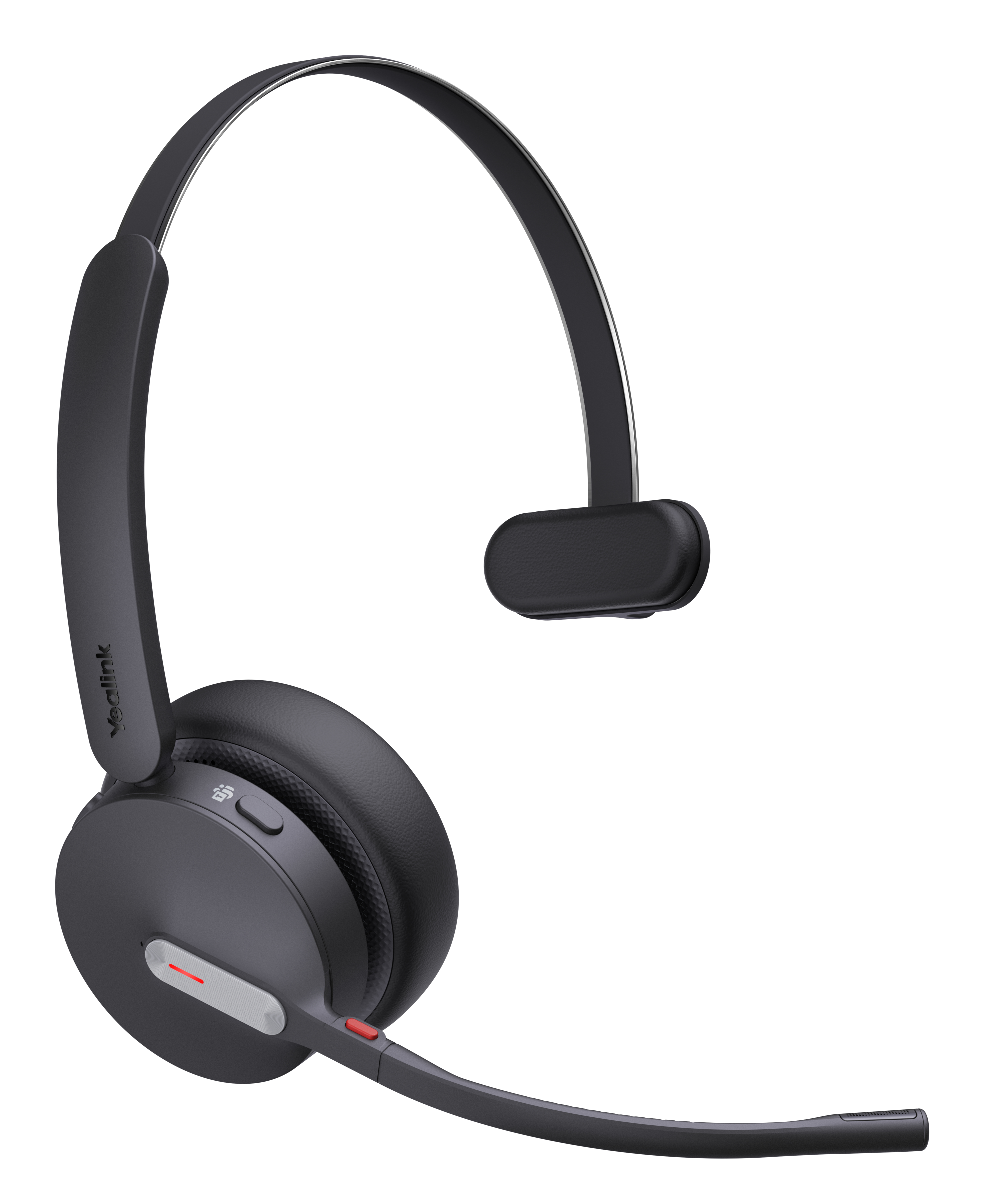 YEALINK WIRELESS (BH70) MS MONO BLUETOOTH HEADSET BT51 DONGL, BLACK, C TO A ADAPTER - Image 3