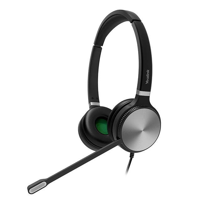 YEALINK YHS36 STEREO WIDEBAND HEADSET, LEATHER CUSHIONS, N/CMIC - FOR YEALINK IP PHONES - Image 2