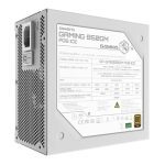 Gigabyte Gaming 850gm Pg5 Ice 850w 80+ Gold Atx 3.1 Psu Pcie5 16pin Fm 135mm Fan 2xeps 4xpcie 8xsata Ovp Opp Scp Uvp Ocp Otp 90eff 100k Mtbf (GP-GME850GM PG5 ICE/PSU)