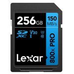 Lexar [hn Model] Lexar High-performance 800x Pro 256gb Sdhc™/sdxc™ Uhs-i Card Blue Series Speeds Of Up To 150mb/s1 Shoot High-quality Images 1080p Full-hd (LSD0800P256G-BNNNG)