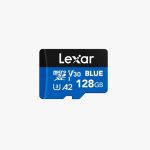 Lexar [hn Model] Lexar Blue Microsdxc™ Uhs-i Card 128gb – C10, A2, Uhs-i(u3), V30, Up To 160mb/s Read Vibration-proof: 10-2000hz. Magnetic-proof 15000 (LMSBLUE128G-BNANG)