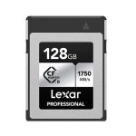 [HN MODEL] Lexar Professional CFexpress™ Type B card Silver Series 128GB—Up to 1750MB/s read, up to 1300MB/s write,minimum write speed 480MB/s1