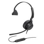 Yealink Uh42 Mono Ca, Usb Wired Headset, Ai-powered Noise Cancellation, Compatibility With Both Usb-c And Usb-a Devices (UH42-M-CA)