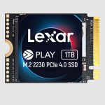 Lexar Internal Ssd Play 1tb M.2 2230 Pcie Gen 4×4 Nvme Ssd Up To 5200mb/s Read, 4700mb/s Write (LNMPLAY001T-RNNNG)