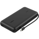 Belkin UltraCharge Pro 25K mAh Laptop Power Bank With 140W Integrated USB-C Cable (35CM) - Black (BPB039fqBK), 1x USB-C, 1x USB-A, 2 Years Warranty