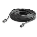 Ubiquiti Unifi Premium Patch Cable Outdoor, 15m,black,ultra-thin, Rugged, Shielded Patch, Optimized, Perform Harshest Environments ,10 Gbe Networking. (UACC-Cable-Patch-Outdoor-C6A-15M-BK)