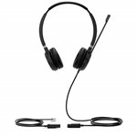 YEALINK YHS36 STEREO WIDEBAND HEADSET, LEATHER CUSHIONS, N/CMIC - FOR YEALINK IP PHONES