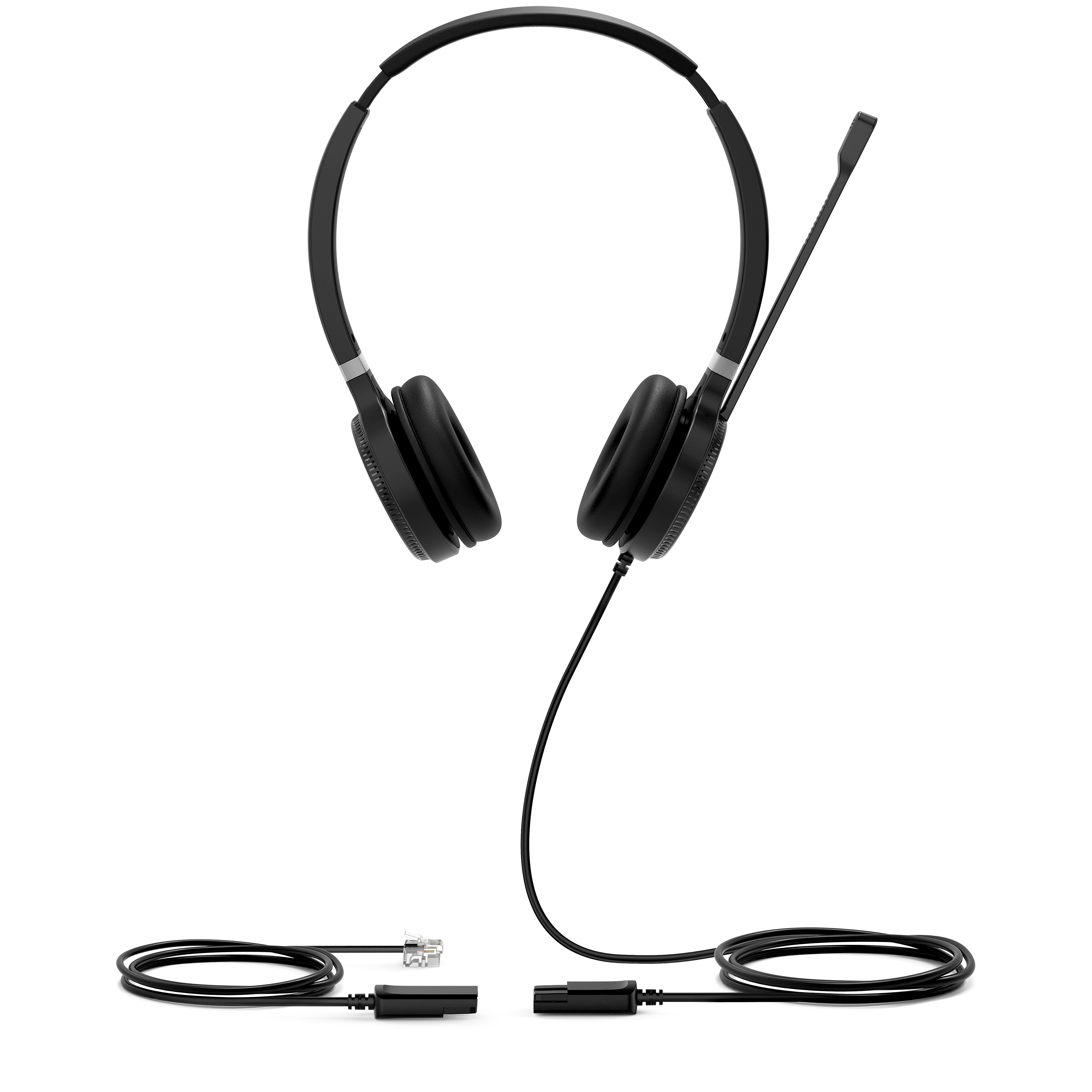 YEALINK YHS36 STEREO WIDEBAND HEADSET, LEATHER CUSHIONS, N/CMIC - FOR YEALINK IP PHONES