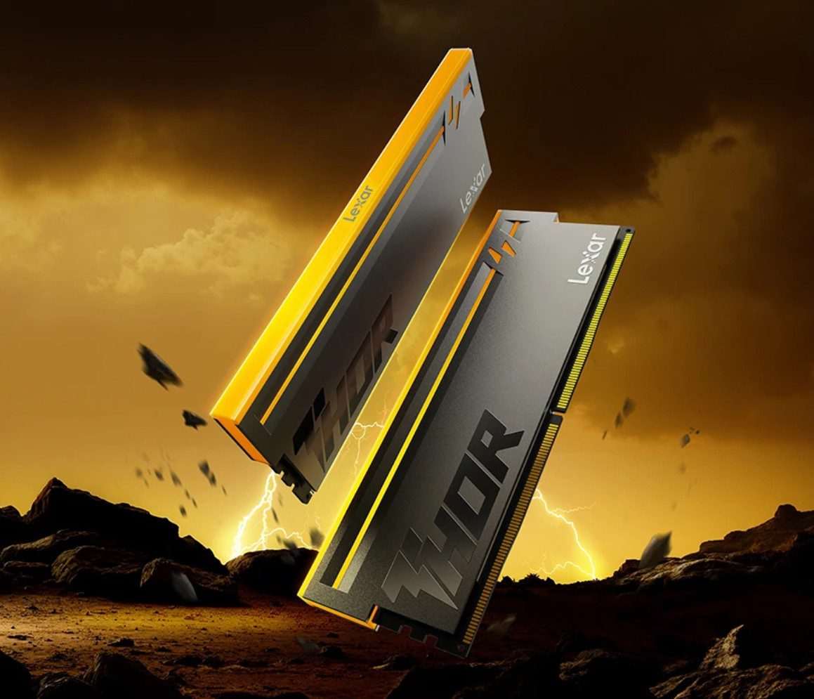 Lexar LD5U32G60C40BV-RGD DDR5 UDIMM 64GB Kit (2 x32GB) 6000 MT/s 1.35V CL40 THOR G2 OC HEATSINK BLACK INTEL XMP 3.0 & AMD EXPO