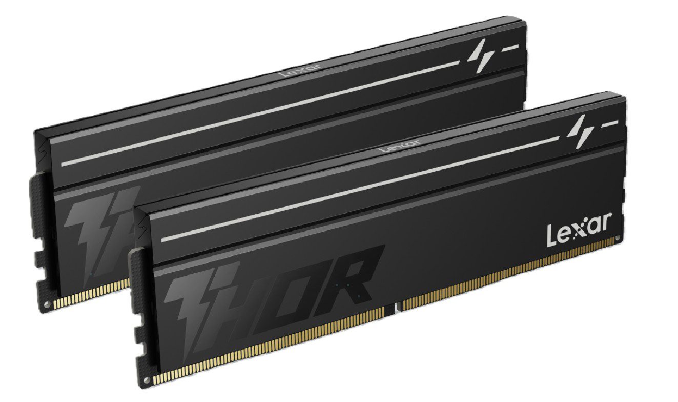 Lexar LD5U08G60C380V-RGD DDR5 UDIMM 16GB Kit (2 x 8GB) 6000 MT/s 1.35V CL38 THOR G2 OC RGS BLACK INTEL XMP 3.0 & AMD EXPO