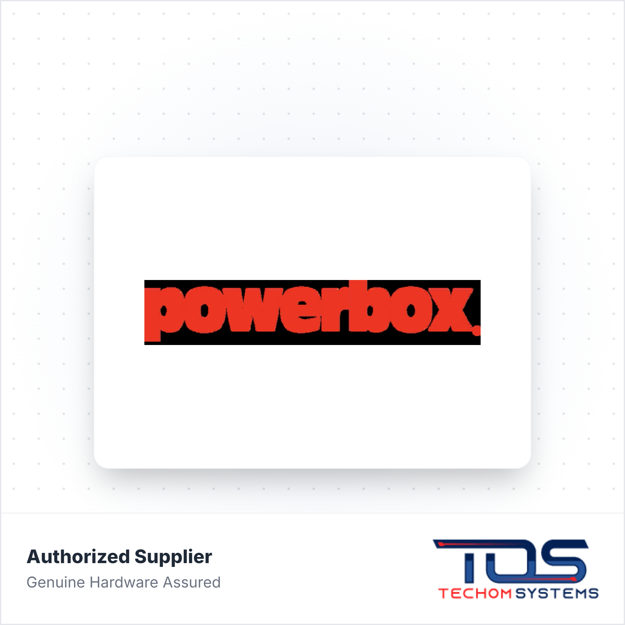 POWERBOX POW-12 PP 12VDC 5A 60W INLINE PSU EXCL IEC-C14 1YR