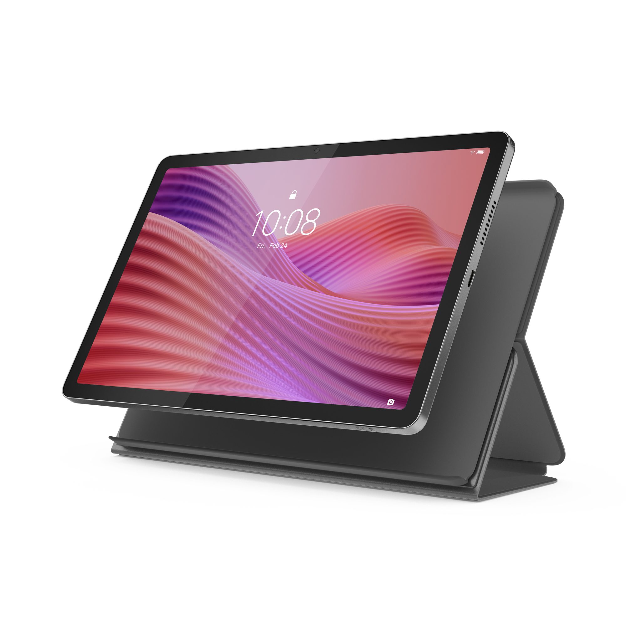 Lenovo Tab (10.1') Folio Case - Lunar Grey (ZG38C06653), All-around Protection, Convertible Folio Stand, Brimless Style, 1 Year Warranty - Image 6