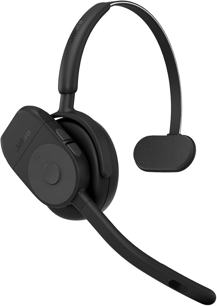 Jabra Perform 75 Push-to-Talk (PTT) Bluetooth Wireless Headset with Over-Head or Behind-Neck Style,