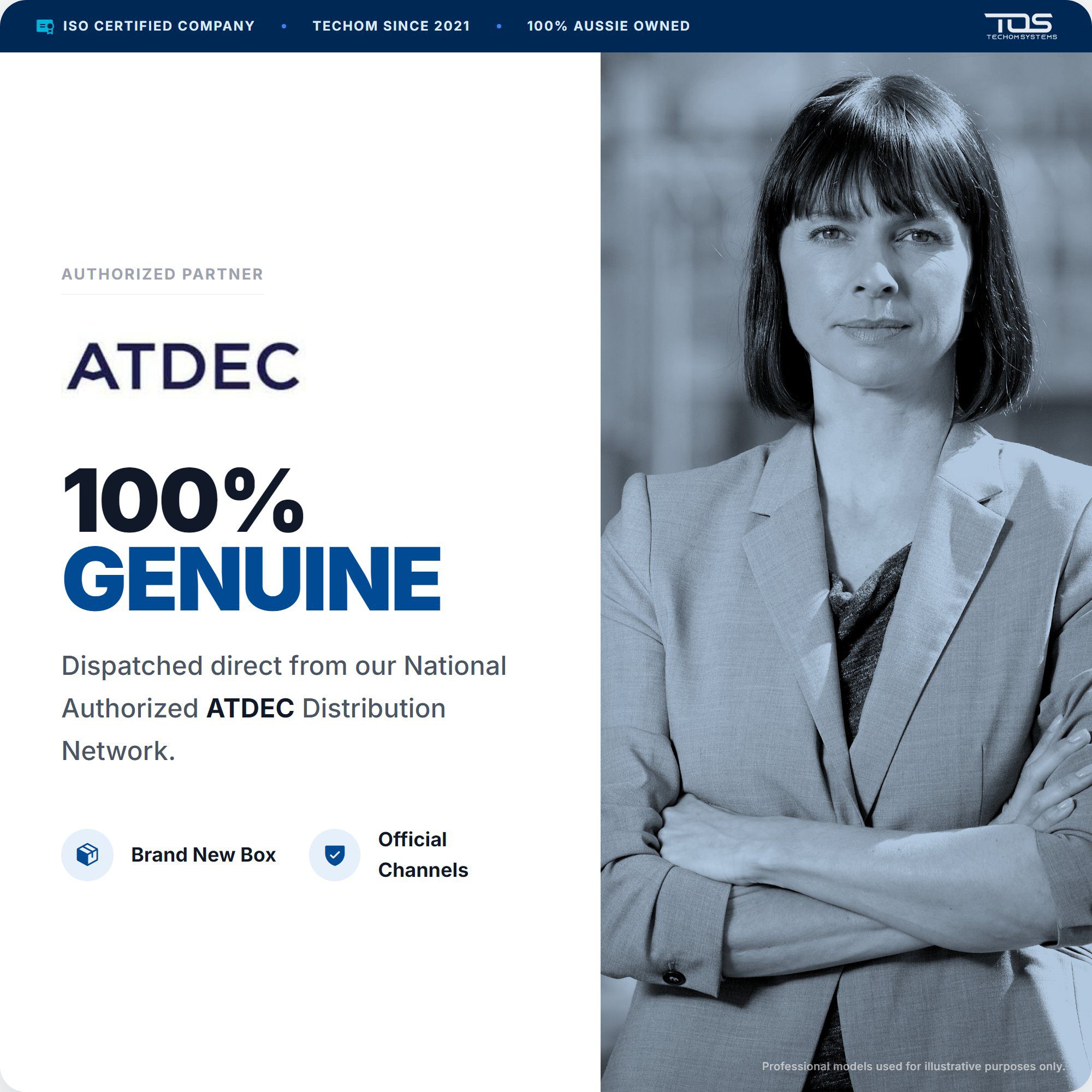ATDEC FREESTANDING QUAD DESK MOUNT - Image 3