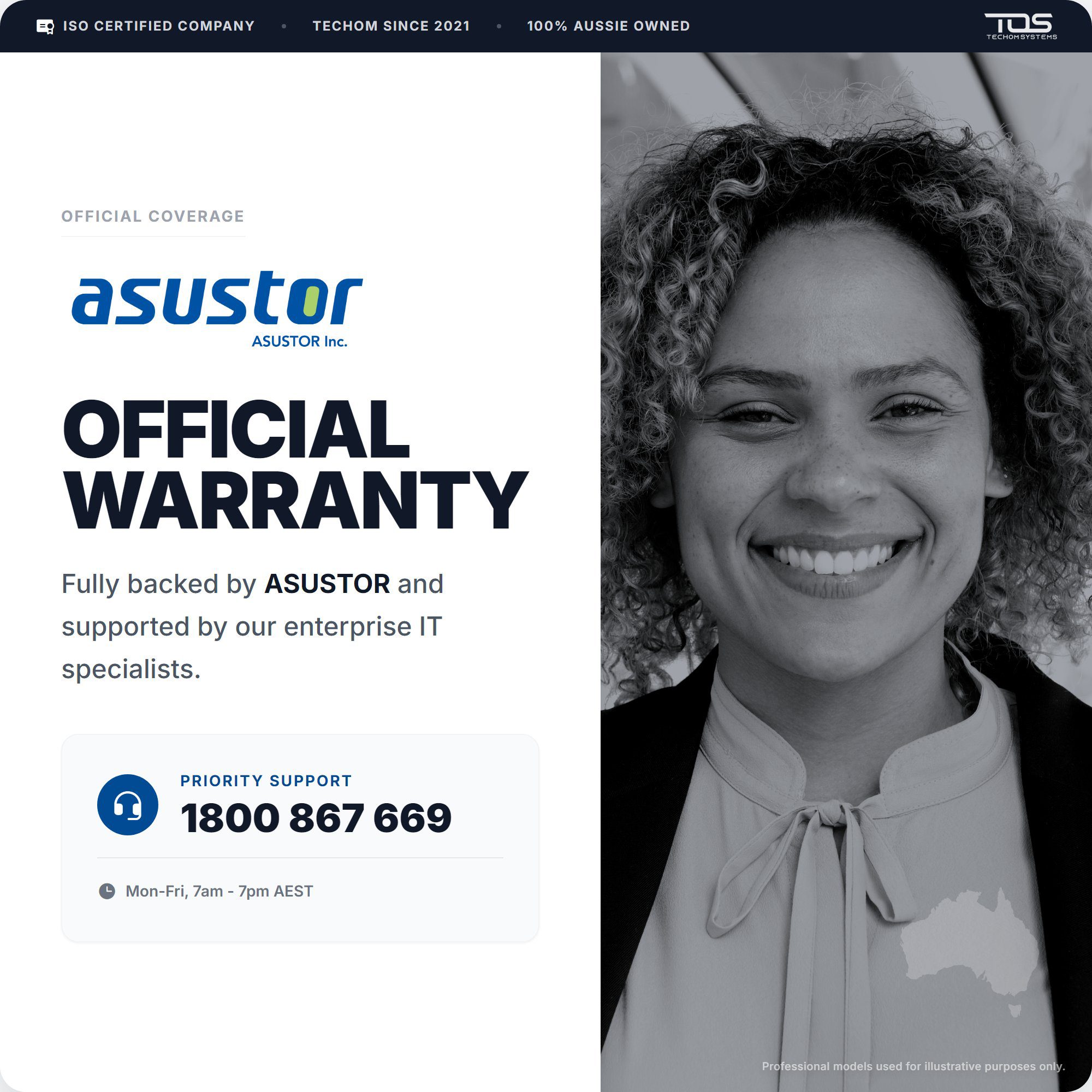 ASUSTOR 10-BAY NAS 3.5"/2.5"(0/10), QC-2.3GHz, 16GB, M.2(4), 5G(2), 10G(2), PCIe, TWR, 3YR - Image 4