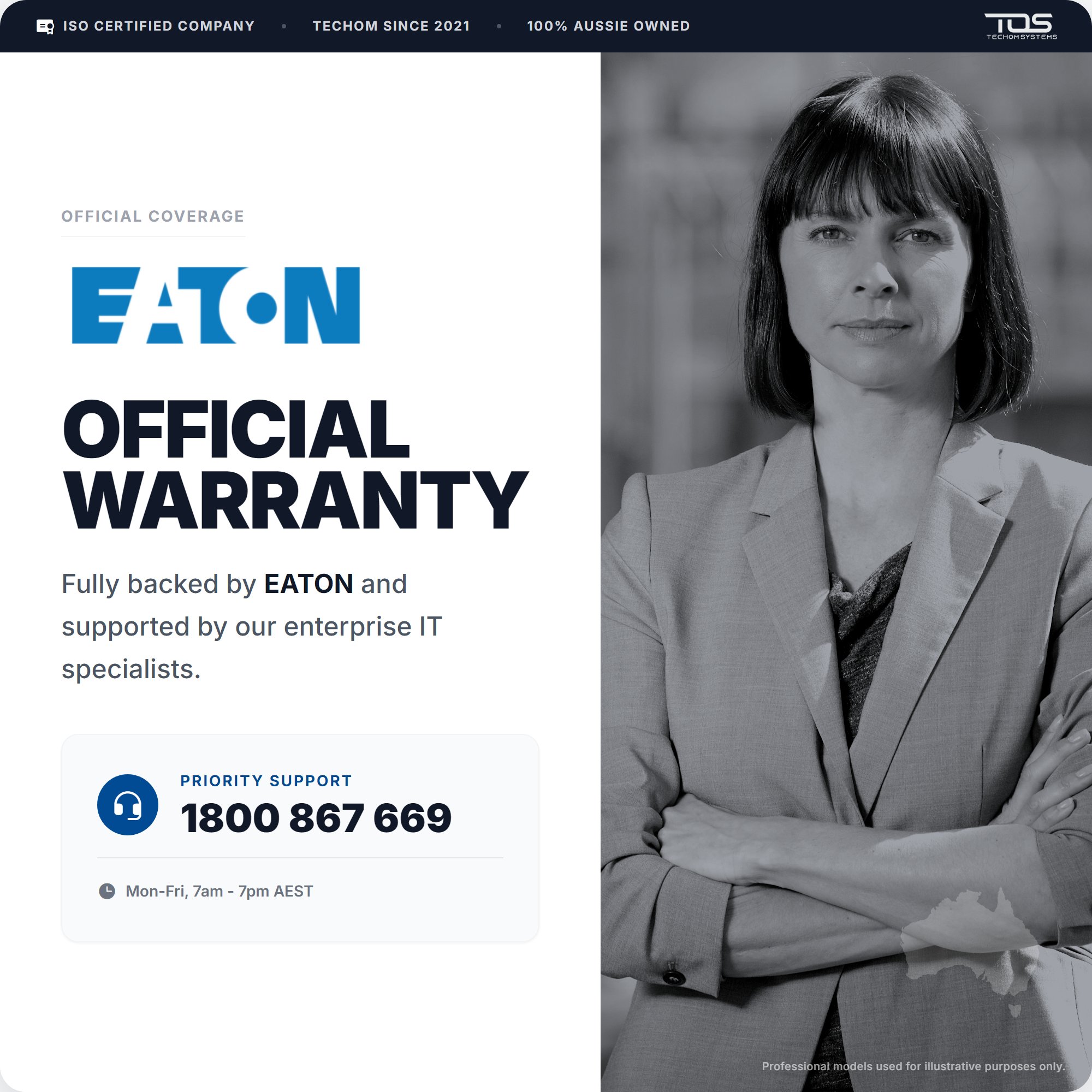 EATON SERVICE BATTERY, PWHR12540WFR, 12V, 540W, TOP TERM, FR, M6, 1YR 40KG+ - Image 4